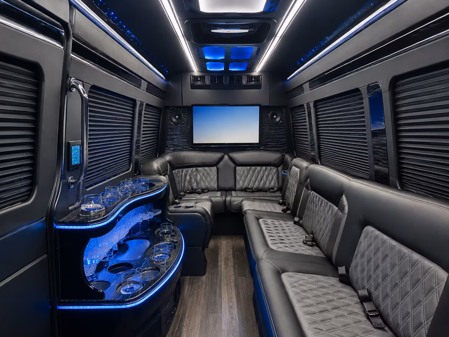 bus rental services for federal agencies and contractors near irving