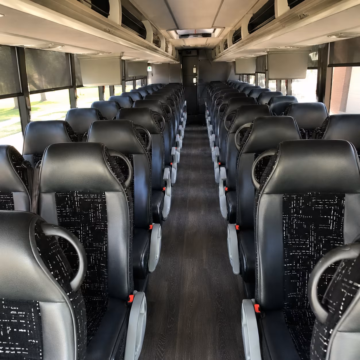 charter bus rentals for dfw airport military government transfers