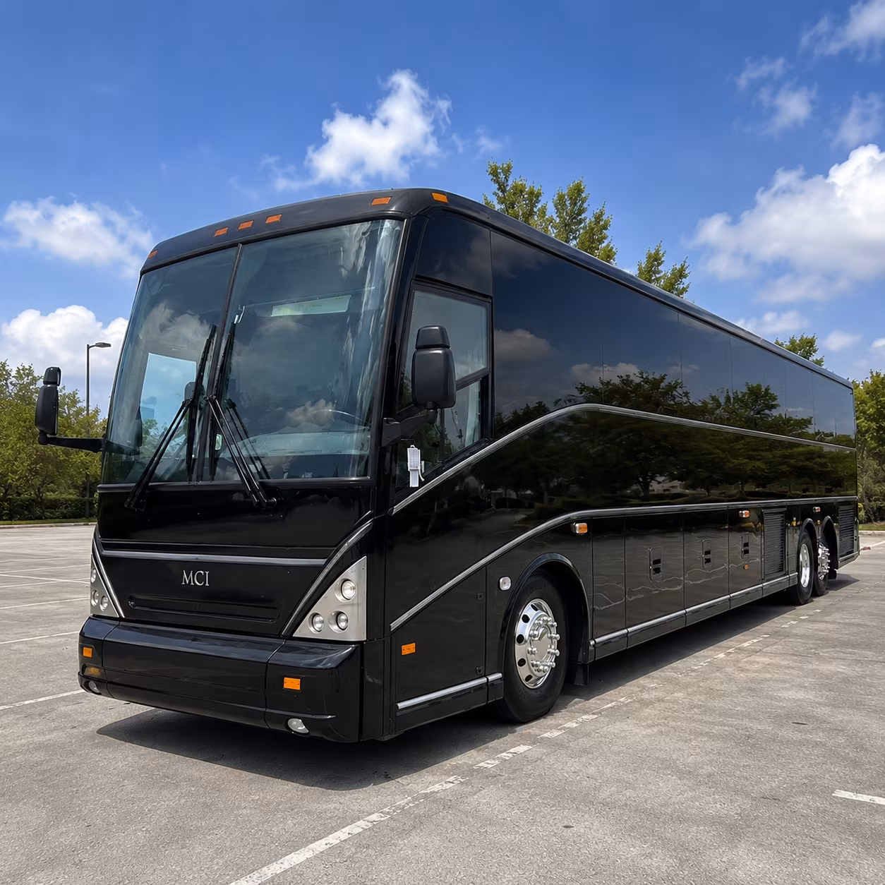 irving bus rental service area