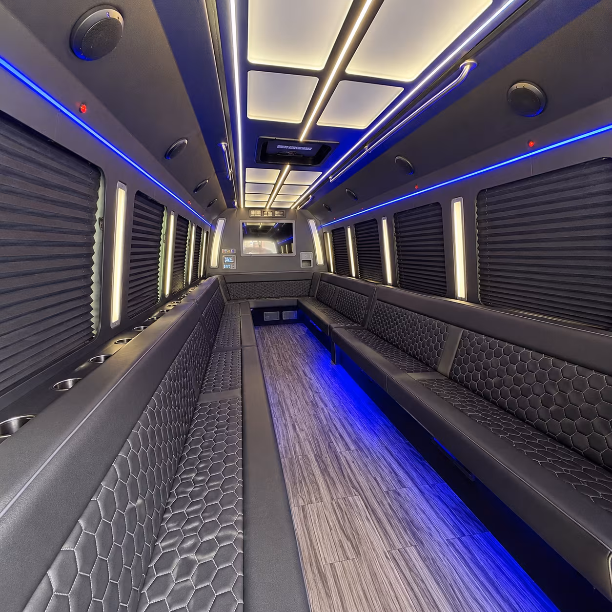 irving party bus inside
