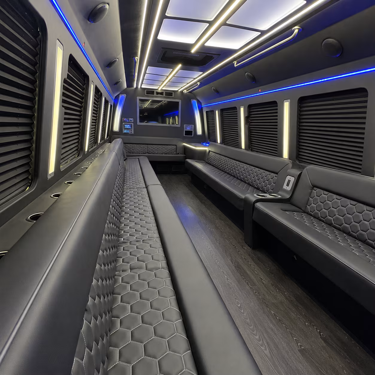 irving party bus rentals inside
