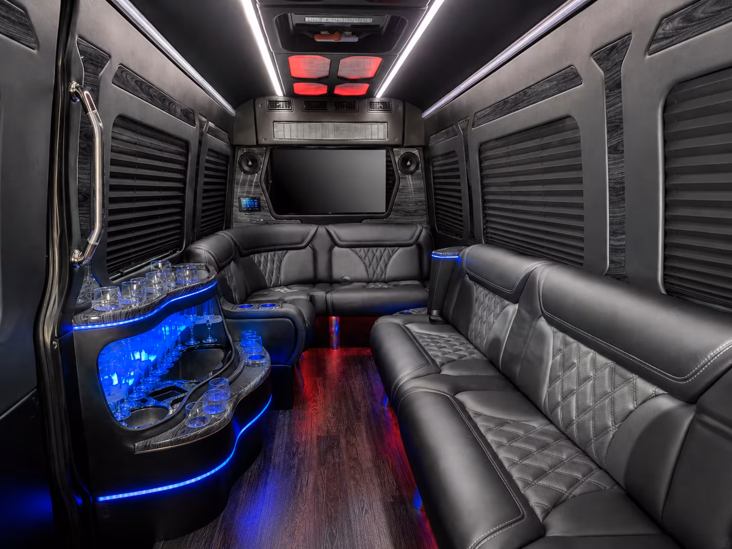 irving sprinter limousine inside