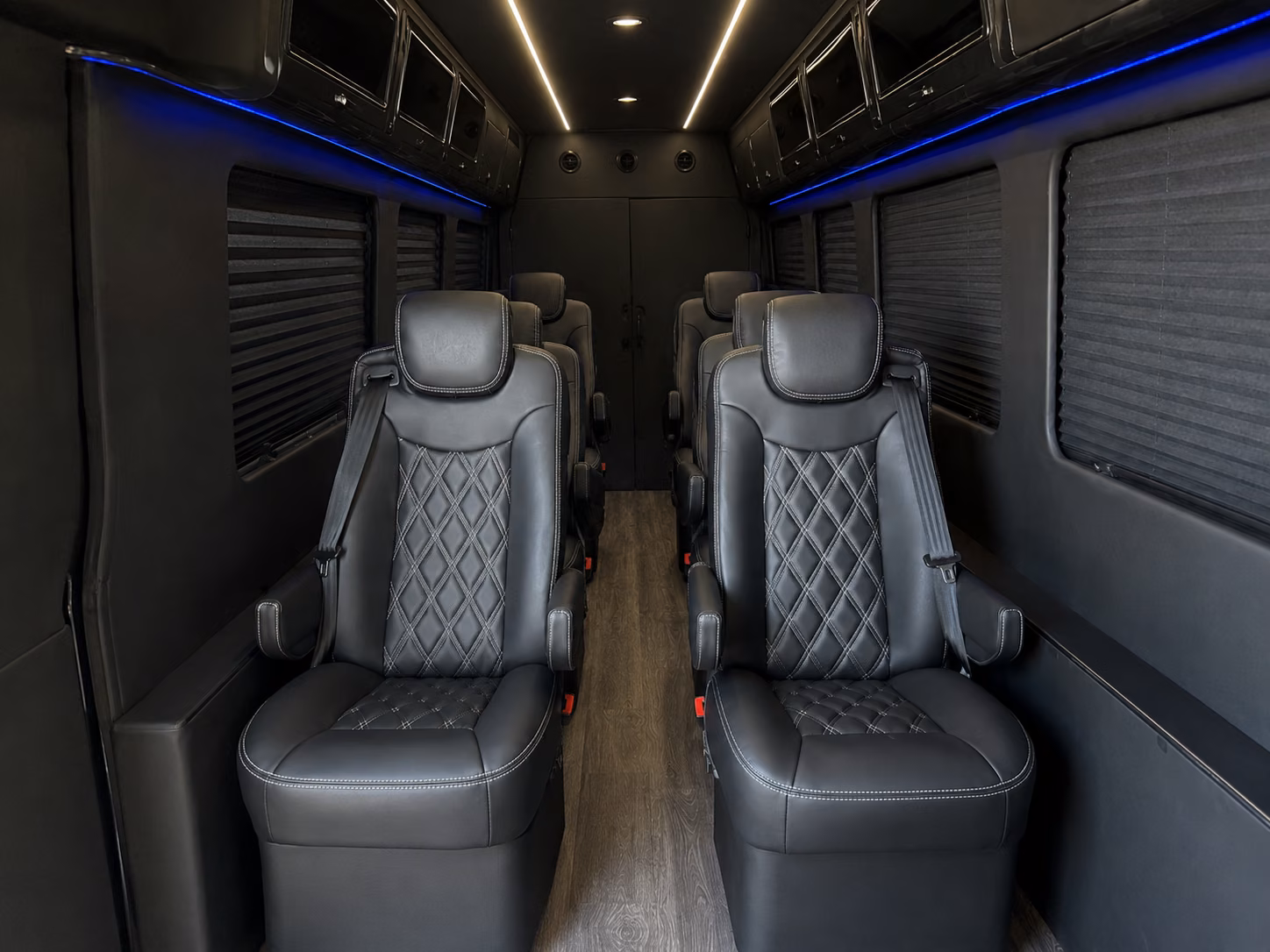 irving sprinter van with driver inside