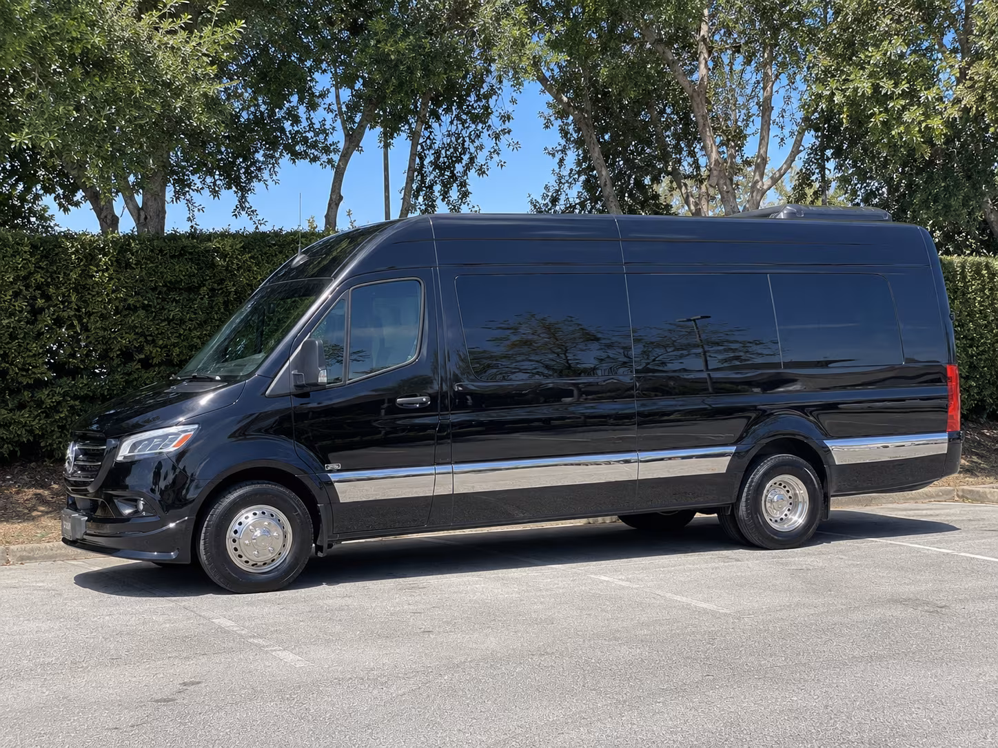 irving sprinter van with driver