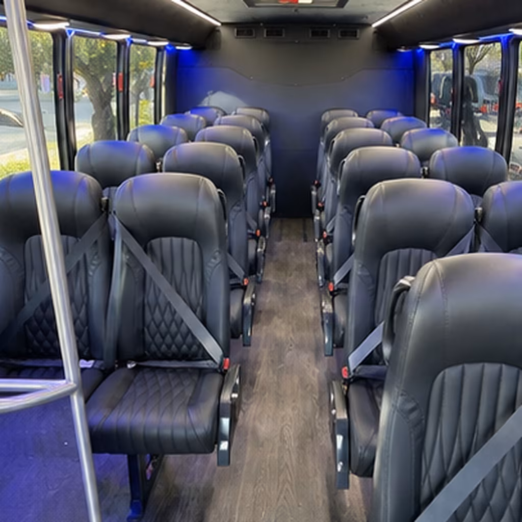 minibuses for irving bridal party transportation on the wedding day