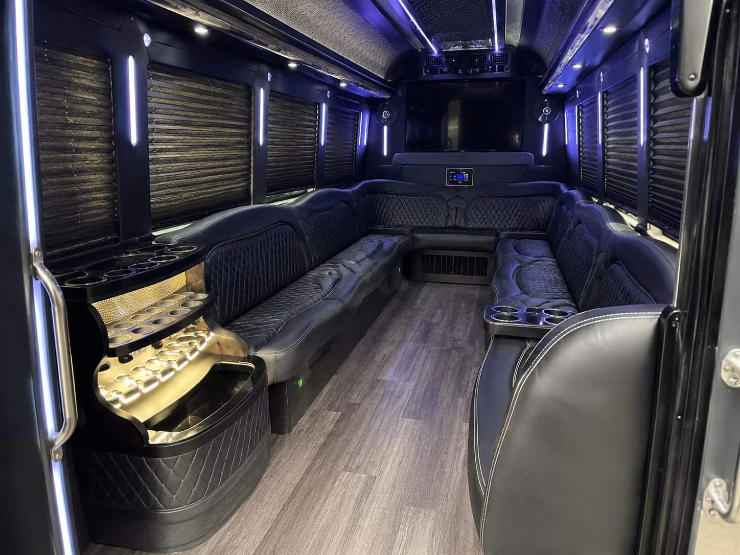 night on town party bus rental