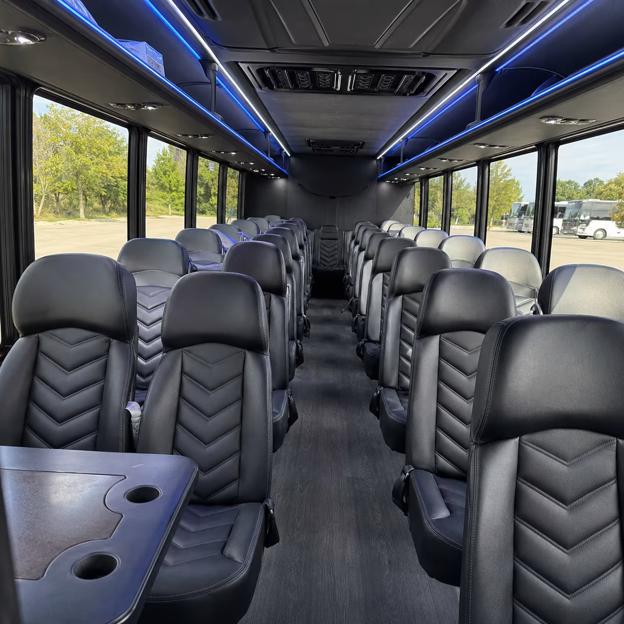 what kind of bus am i looking for and how does that change the price in irving